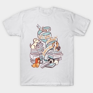 BOOKS AND DOGS T-Shirt